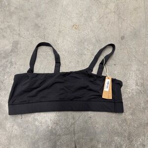 SKIMS Black Crop Bralette Top